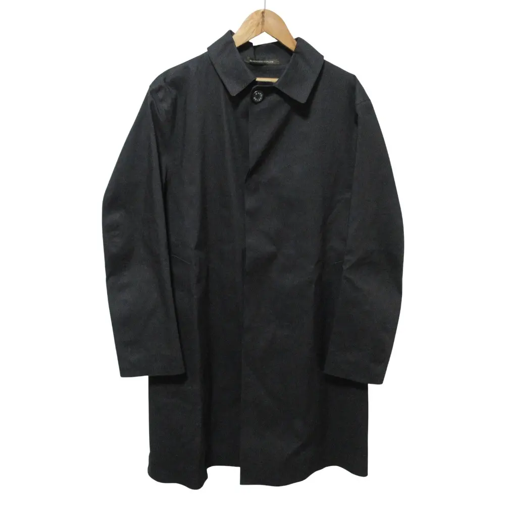 MACKINTOSH マッキントッシュ ゴム引きコート ステンカラーコート 40 ブラック 英国製