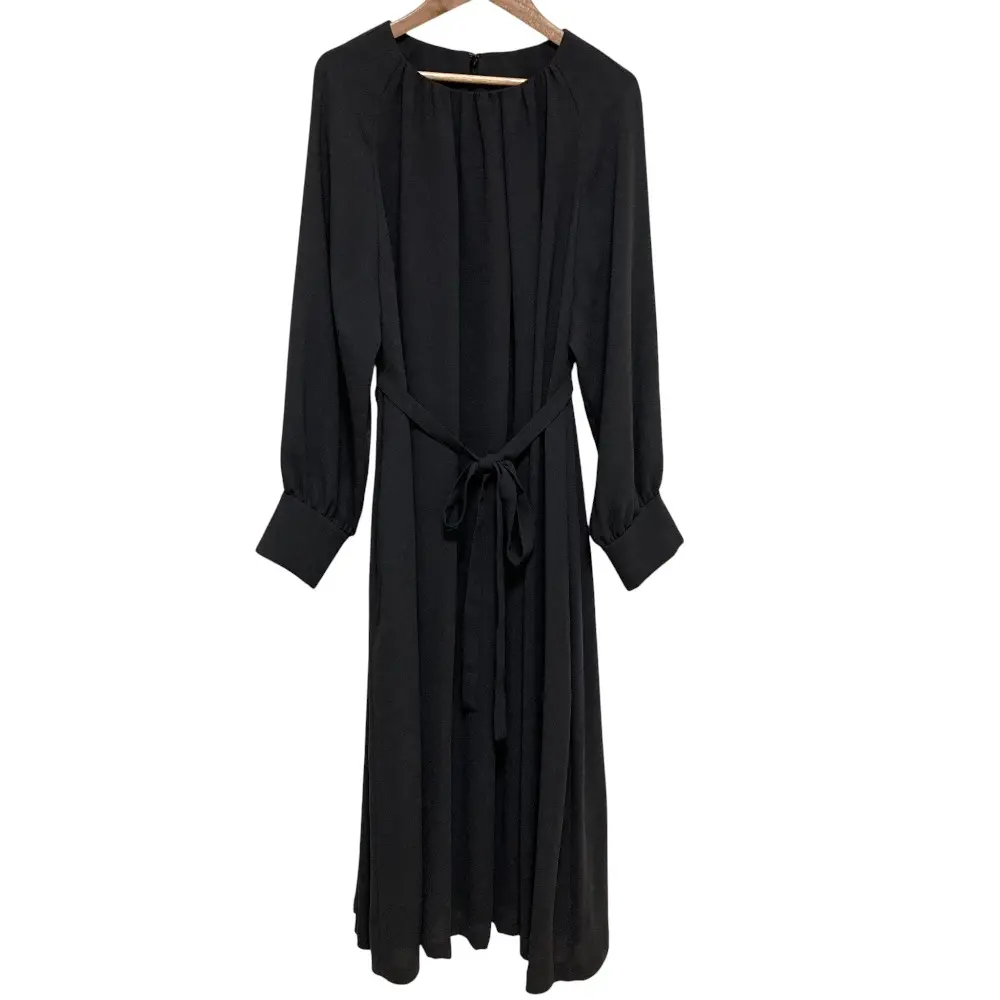 MACKINTOSH LONDON マッキントッシュロンドン ポリエステルジョーゼットワンピース G7J76-492-08 大きいサイズ44 ダークグレー