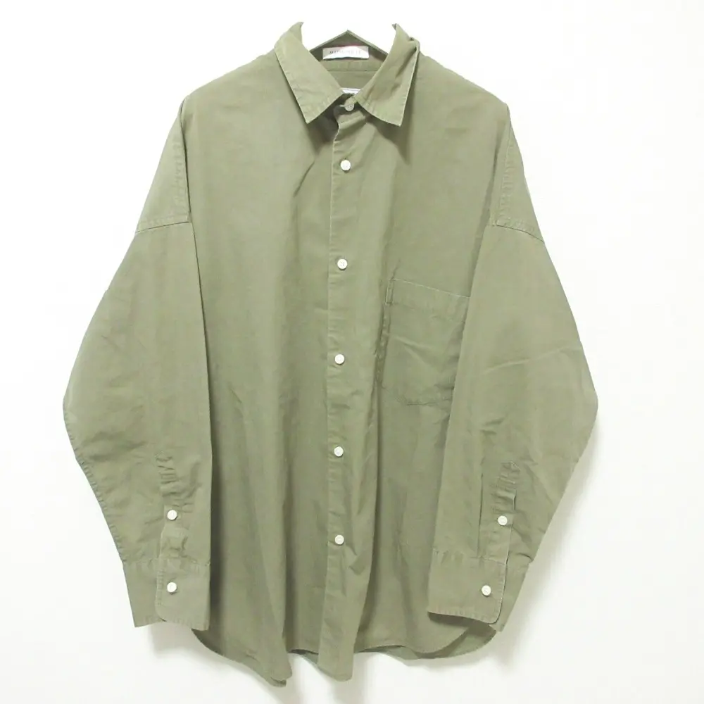 MADISONBLUE マディソンブルー ロングスリーブ 長袖 オーバーサイズ シャツ ブラウス MB194-5036 S カーキ