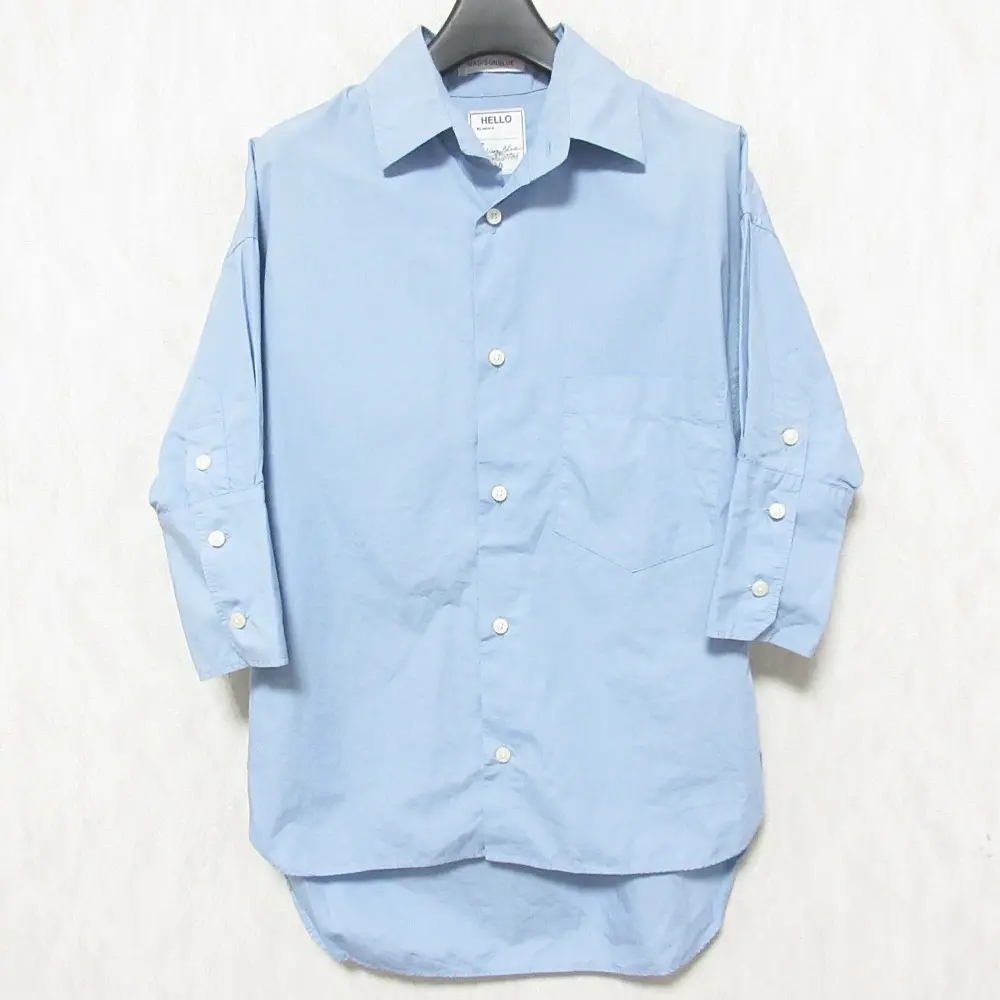 MADISONBLUE マディソンブルー ×エストネーション 別注 J.BRADLEY CUFF SHIRT シャツ ブラウス MB174-5024ES 00 XS ブルー