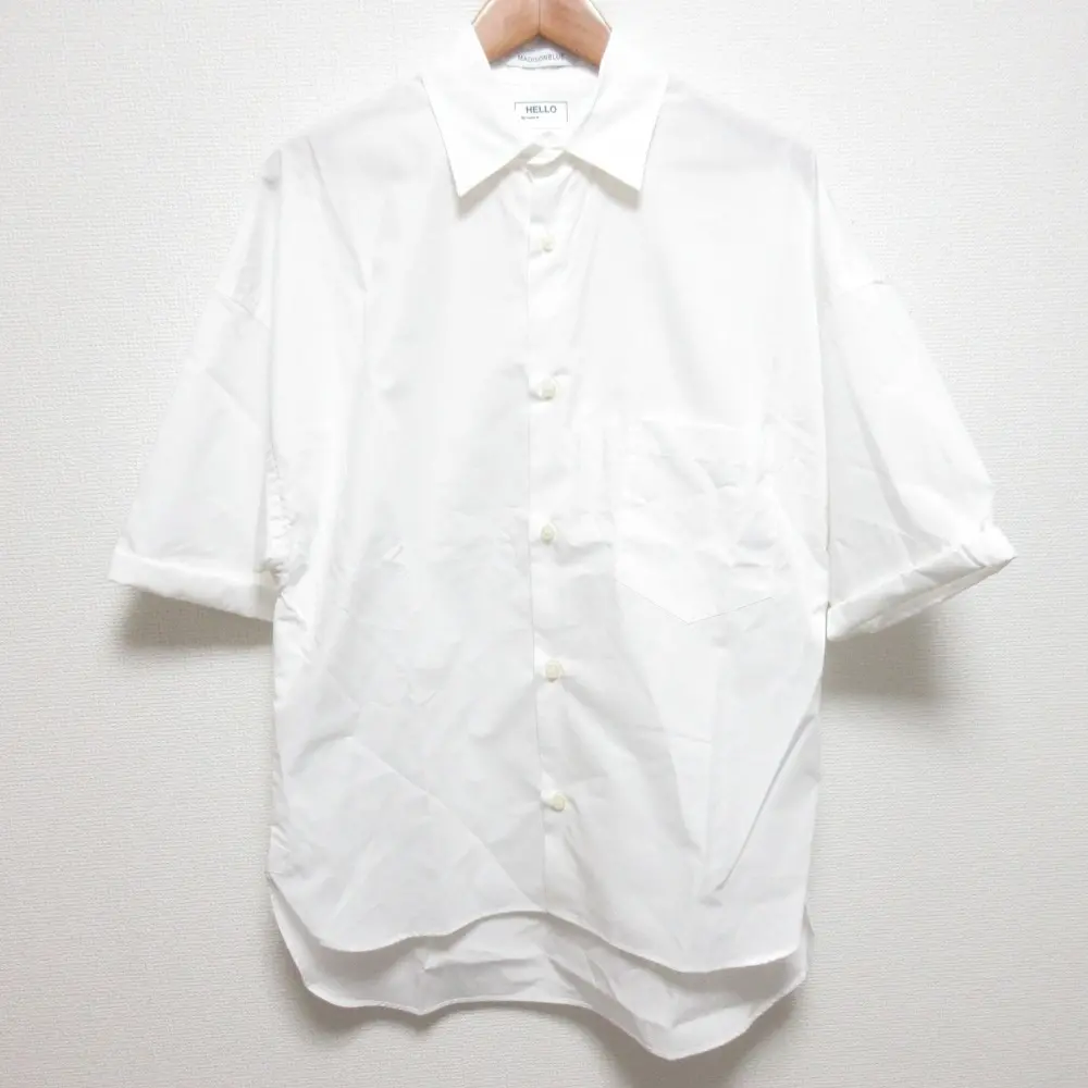 MADISONBLUE マディソンブルー J.BRADLEY SHIRT 半袖 シャツ MB999-5718 サイズ1 ホワイト ユニセックス
