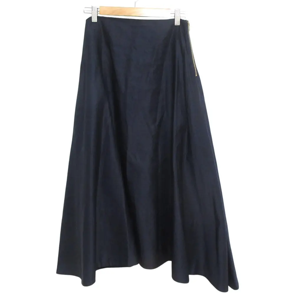 MADISONBLUE マディソンブルー 定番モデル MI-MOLLET FLARE SK C/LI リネンブレンド フレアスカート MB999-6104 Mサイズ ネイビー