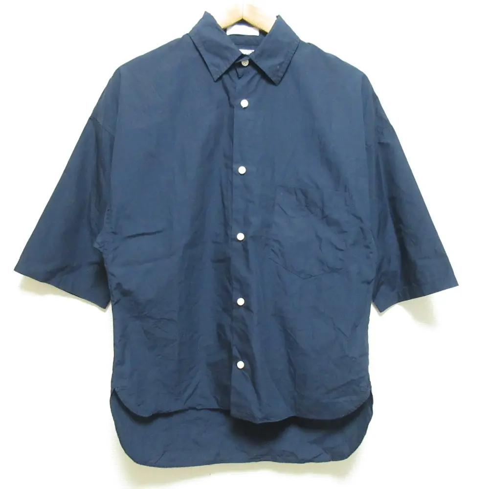 MADISON BLUE マディソンブルー J.BRADLEY SHIRT シャツ ハーフスリーブ ブラウス MB999-5718 サイズ00 XS ネイビー