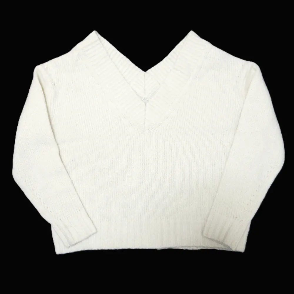 23AW MADISONBLUE マディソンブルー LOOSE V NECK PO アルパカブレンド 長袖 Vネック ニット セーター MB234-8017 S ホワイト