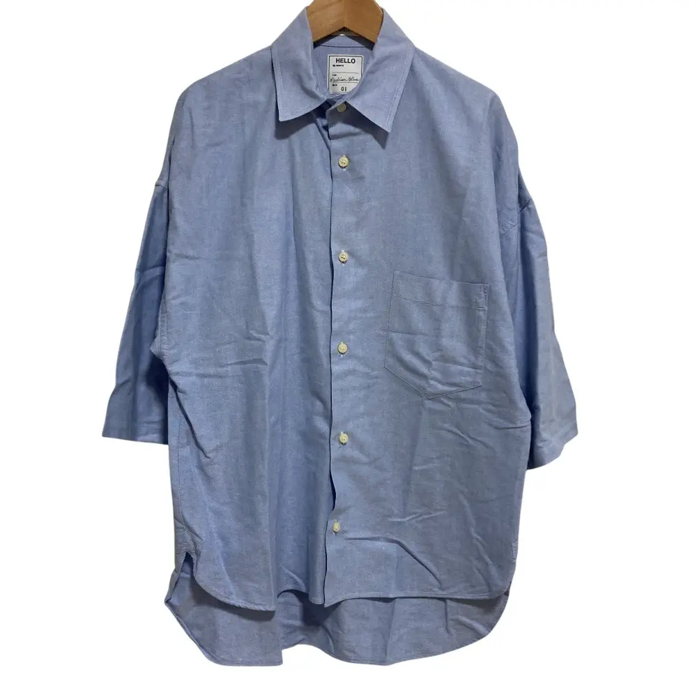MADISON BLUE マディソンブルー J.BRADLEY SH OX 七分袖 オックスフォードシャツ ブラウス MB211-5012 S ブルー