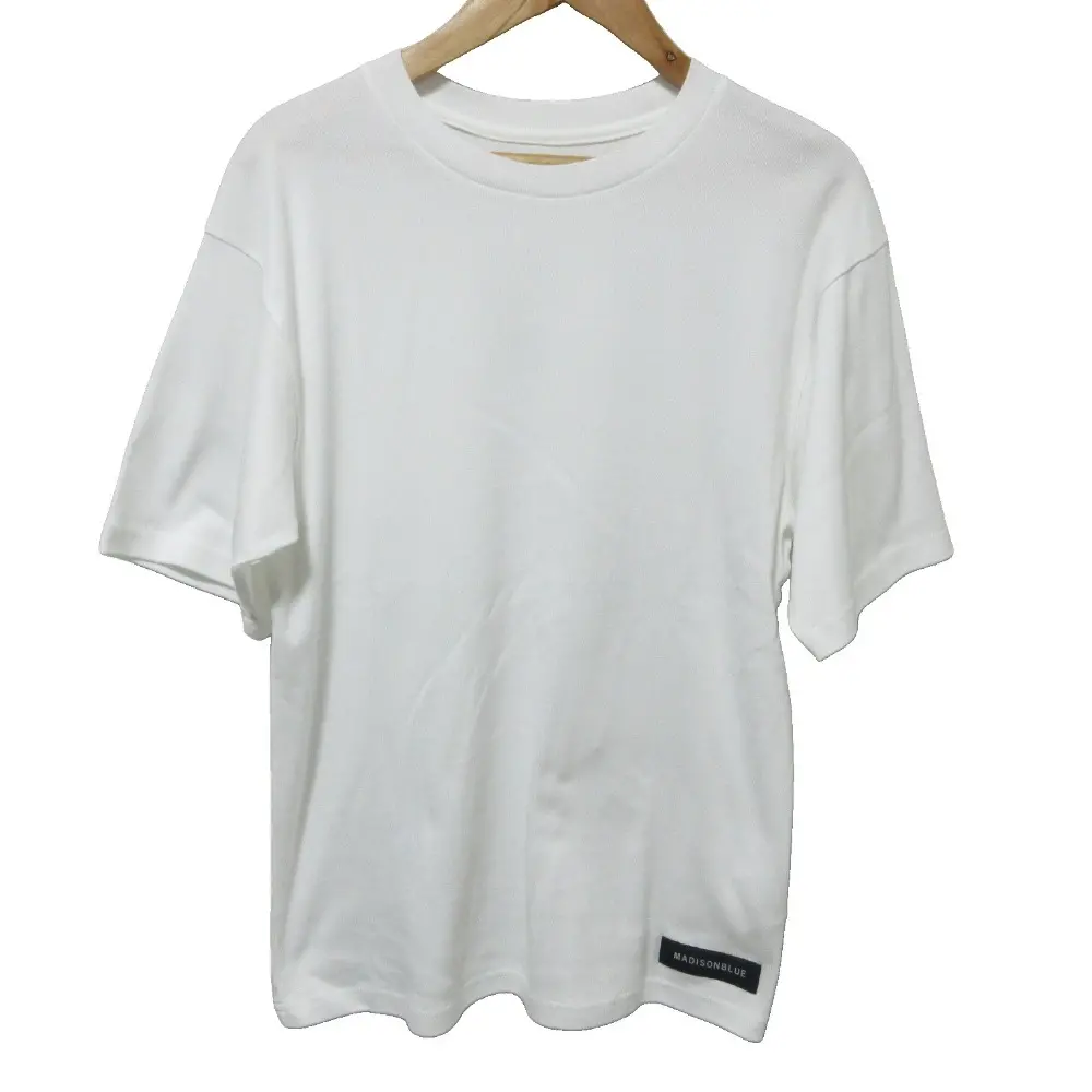 24AW MADISONBLUE マディソンブルー BASIC CREW NECK TEE 半袖 Tシャツ カットソー S ホワイト