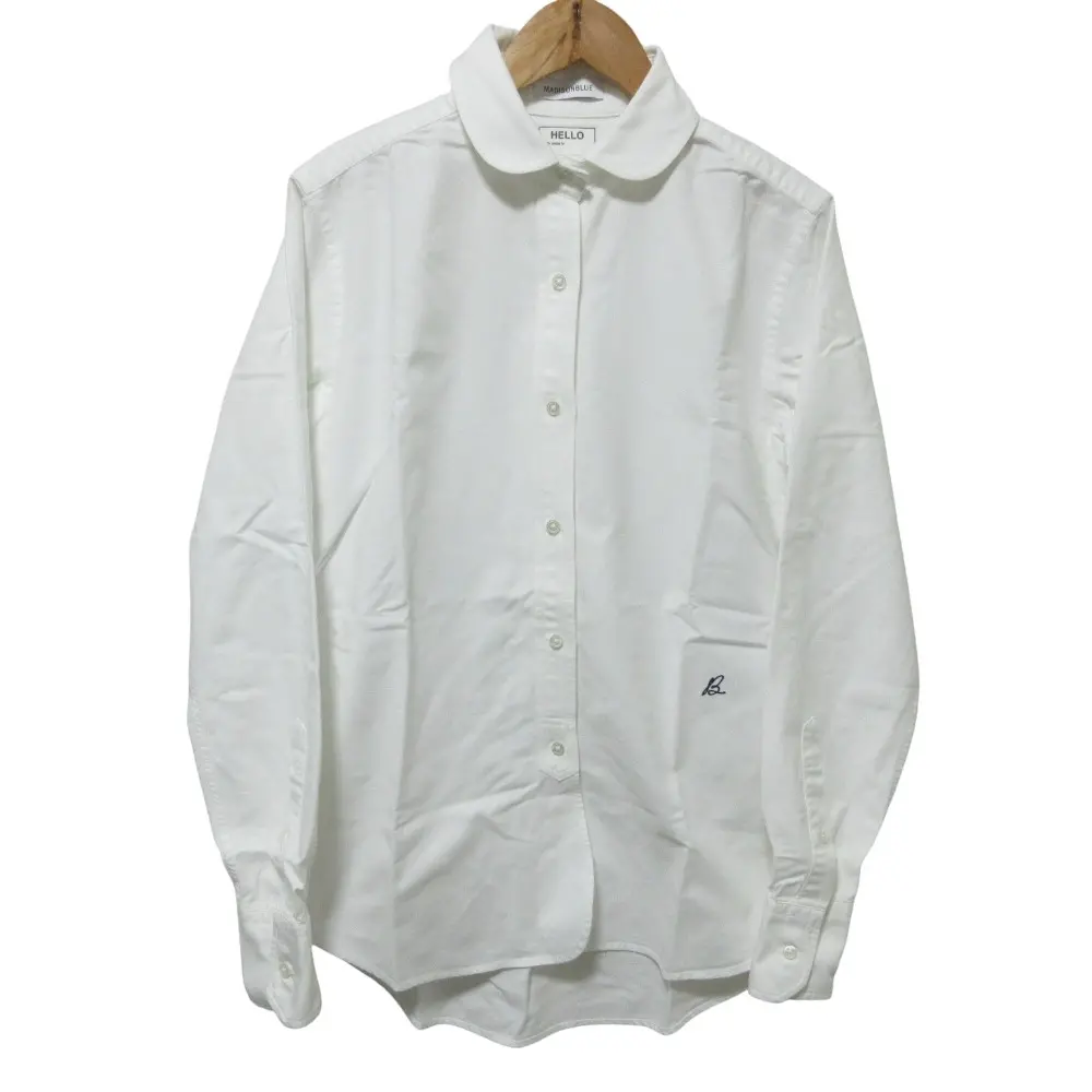 クリーニング済 MADISONBLUE マディソンブルー CHELSEA L/S SHIRT OX 長袖 シャツ ブラウス 02 M ホワイト