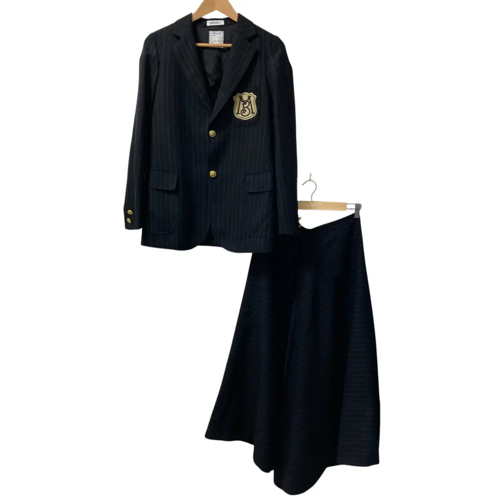 MADISON BLUE マディソンブルー ストライプ テーラードジャケット スカート セットアップ サイズ2 ブラック