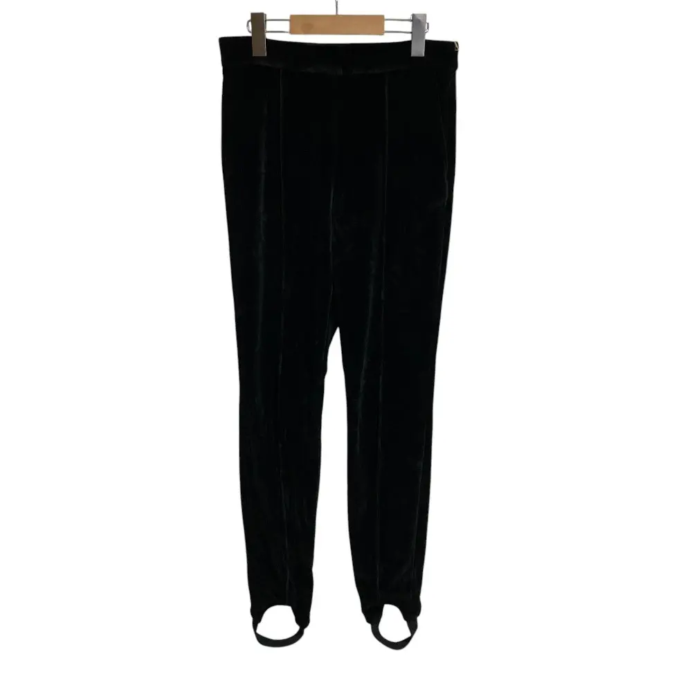 MADISON BLUE マディソンブルー ELASTIC SKI PANTS VELOUR スリム ベロアパンツ MB194-7001 Mサイズ ブラックの買取実績【2026年2月買取】