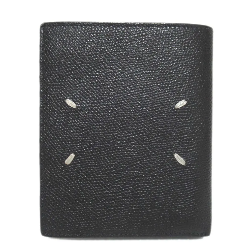 MAISON MARGIELA 11 メゾンマルジェラ コンパクトウォレット 二つ折り 財布 札入れ カード入れ 小銭入れ S35U10437 P0399 ブラック