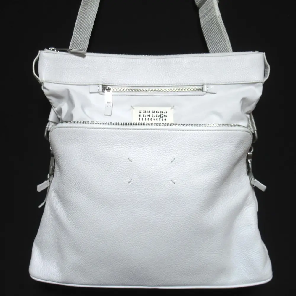 Maison Margiela 11 メゾンマルジェラ 5AC ディアスキン ショルダーバッグ S35WG0155 P1858 ホワイト