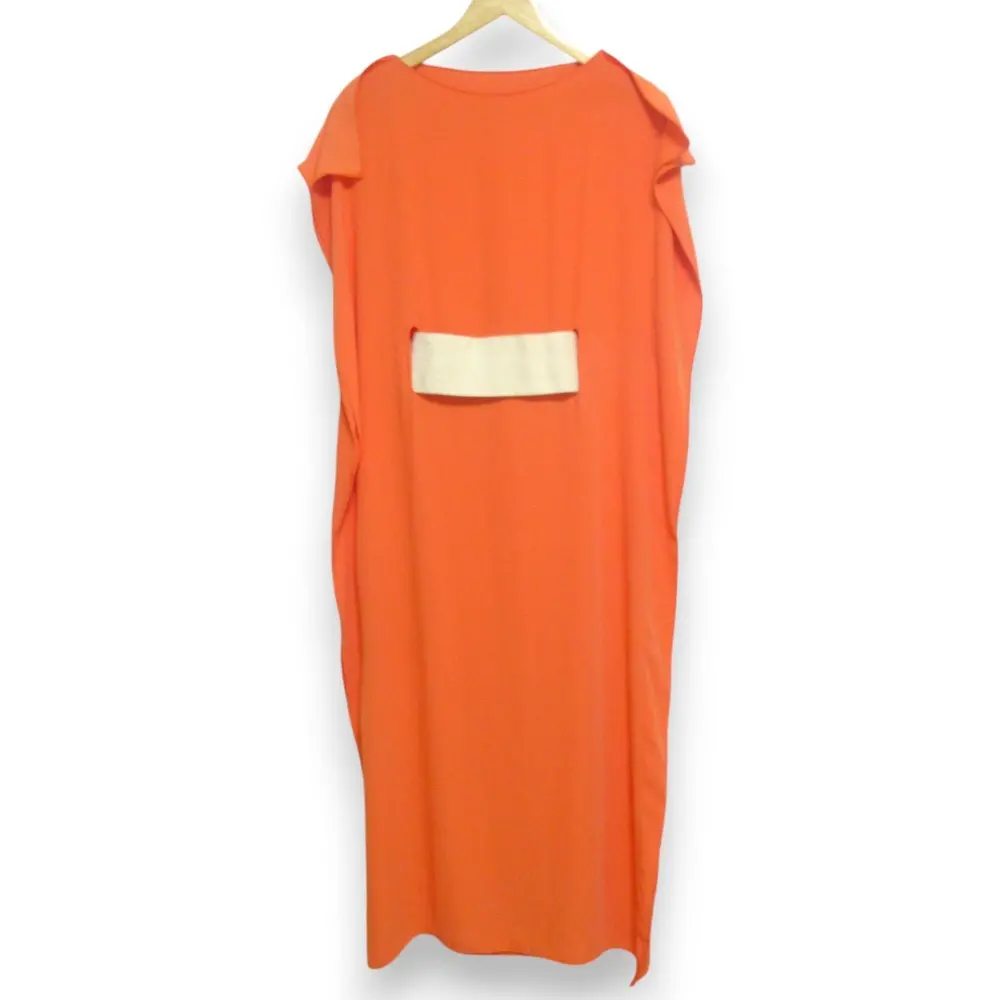 MM6 Maison Margiela エムエムシックス メゾンマルジェラ ノースリーブ ロングワンピース サイズ42 オレンジ