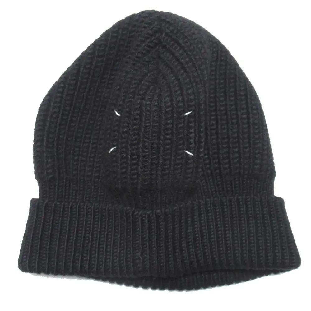 Maison Martin Margiela 14 メゾンマルタンマルジェラ 4ステッチ ニット帽 ニットキャップ ビーニー S30TC0051 S15378 M ブラック