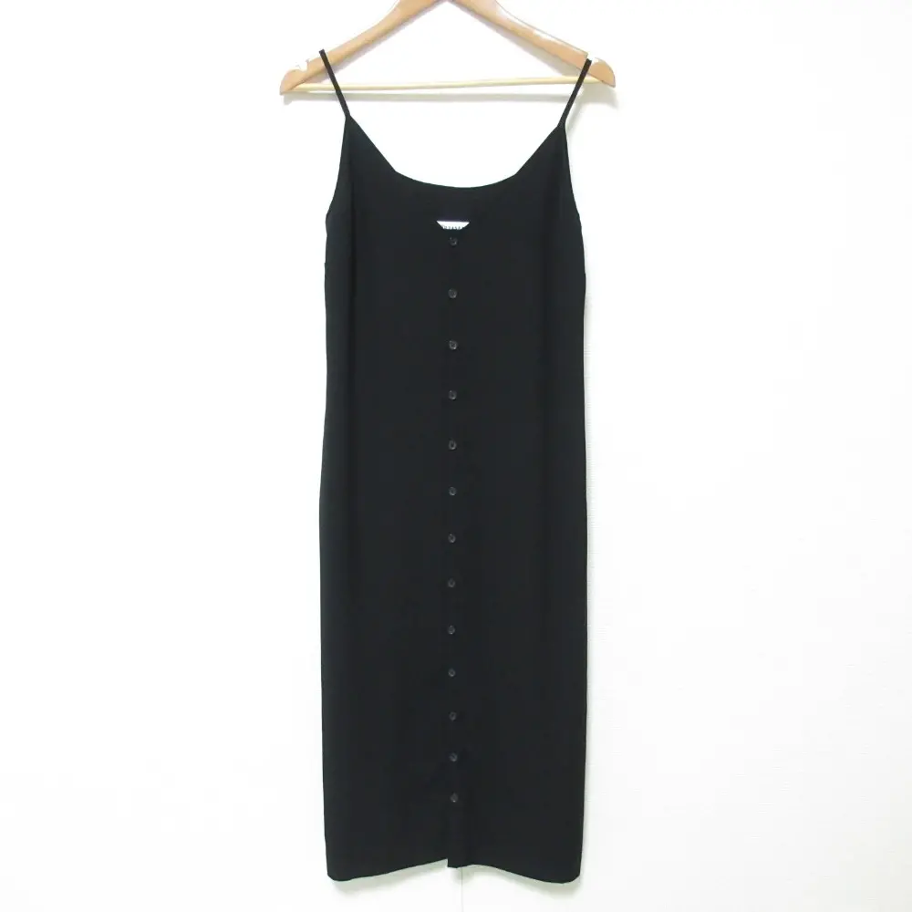 Maison Margiela メゾンマルジェラ1 キャミソール ミディドレス ワンピース S51CU0185 サイズ36 ブラック