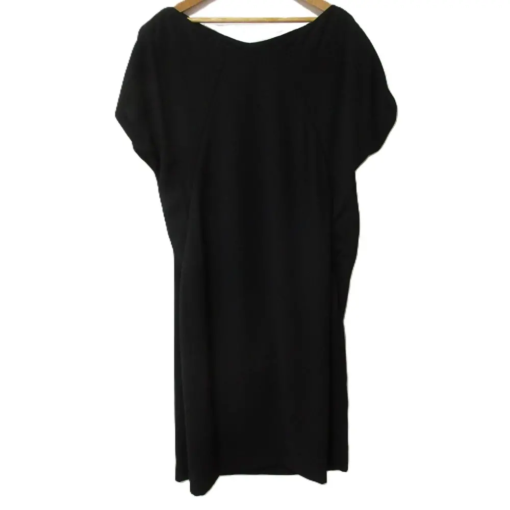 Maison Margiela 4 メゾンマルジェラ 半袖 ひざ丈 タイト ワンピース ドレス サイズ40 ブラック