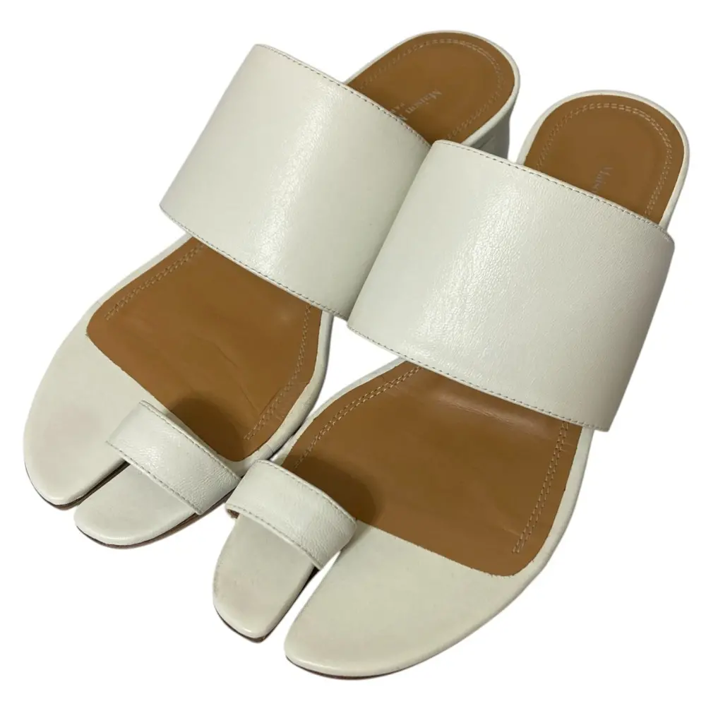 23SS Maison Margiela 22 メゾンマルジェラ HANNAH MU 足袋サンダル サイズ38 約25cm相当 ホワイト