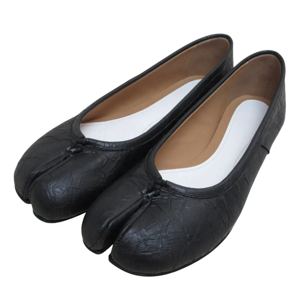 Maison Margiela メゾンマルジェラ タビバレリーナ フラットシューズ パンプス S58WZ0042P4717 サイズ37 23.5cm相当 ブラック