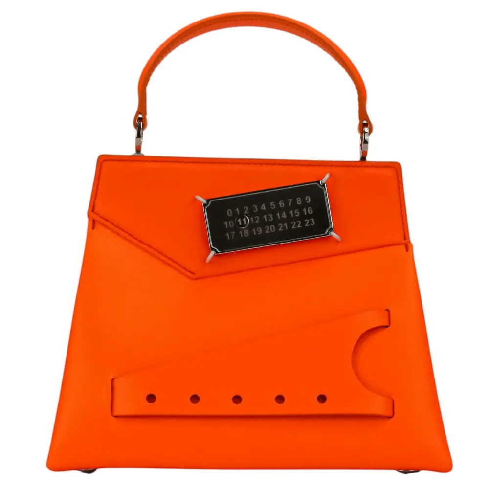 Maison Margiela メゾンマルジェラ 11 Snatched 2WAY ハンドバッグ ショルダーバッグ S56WG0168 オレンジ