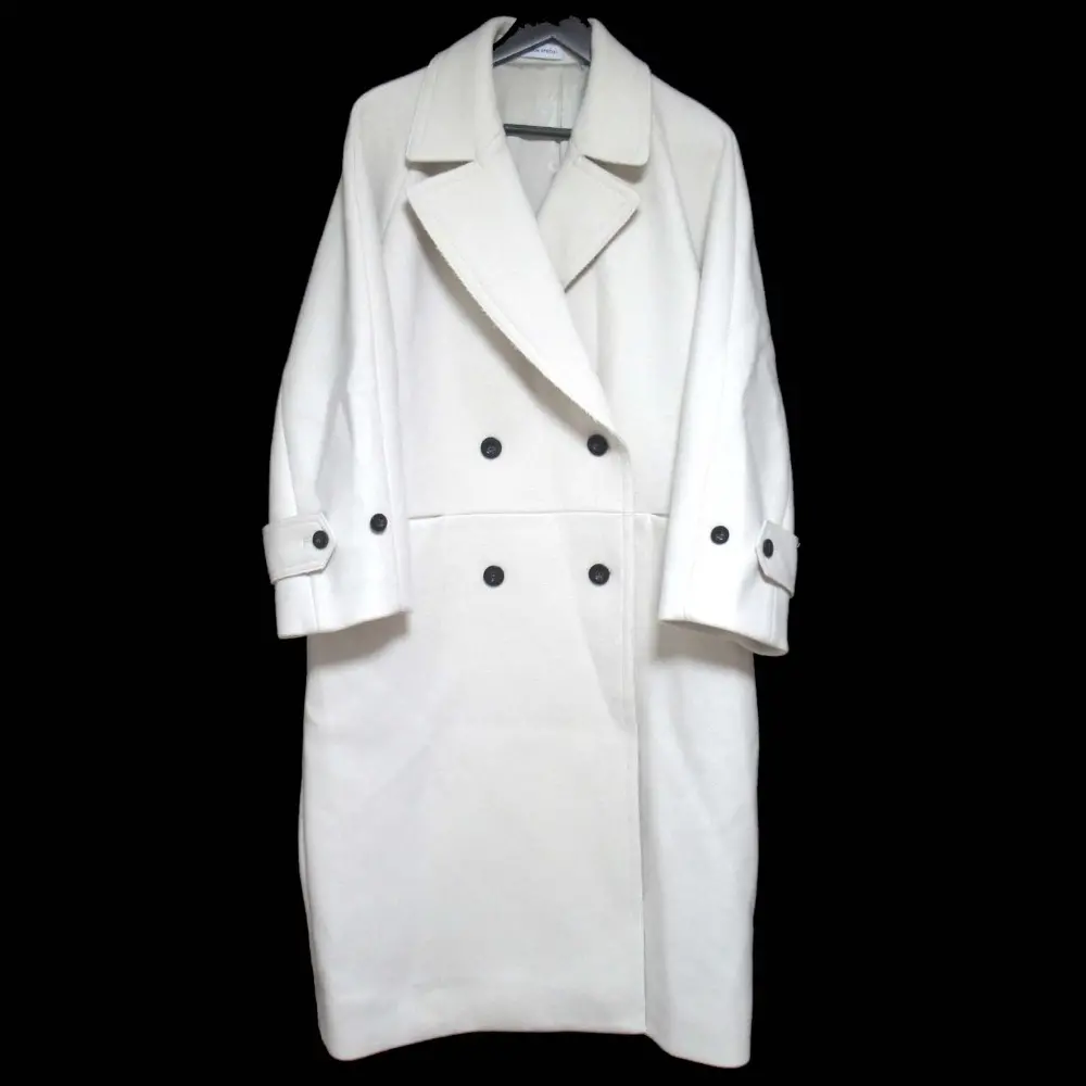MAISON SPECIAL メゾンスペシャル Super140 Melton Over Coat メルトンオーバーコート 21212165111 36サイズ オフホワイト