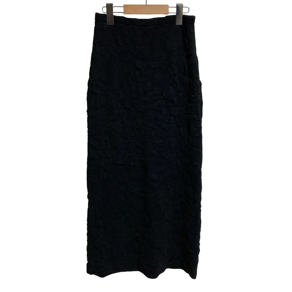24SS MAISON SPECIAL メゾンスペシャル Bumpy Knit Tight Skirt でこぼこニットタイトスカート サイズF ブラック
