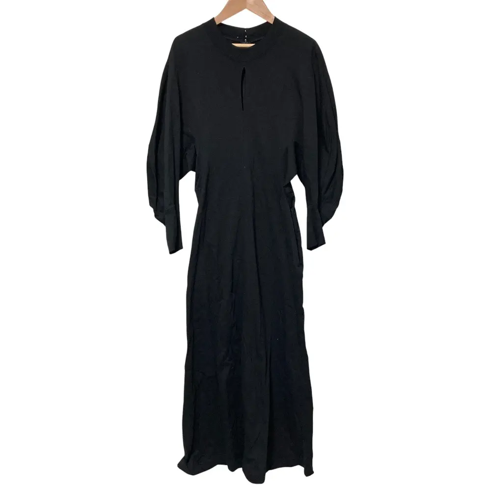 Mame Kurogouchi マメクロゴウチ Cotton Jersey Dress ワンピース MM24SS-JS085 4サイズ ブラック