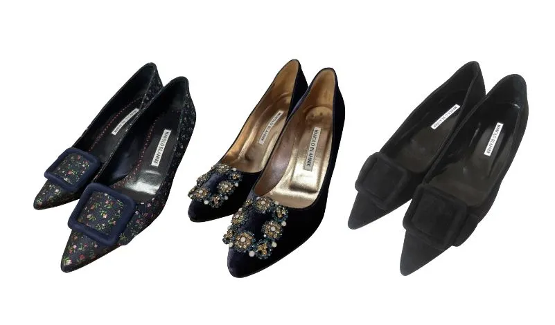 MANOLO BLAHNIK（マノロ ブラニク） らしいエレガントなシューズ（靴）は中古でも人気！