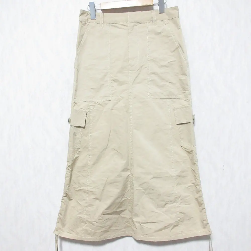 MARC JACOBS マークジェイコブス 2022年モデル ドロスト ロング カーゴスカート V110M20RE22-260 4 ベージュ