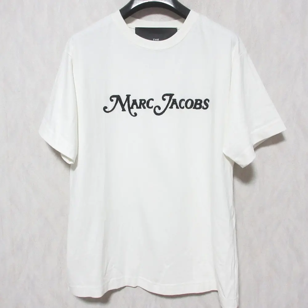 THE MARC JACOBS ザマークジェイコブス ロゴTシャツ カットソー M4007900 サイズS ホワイト