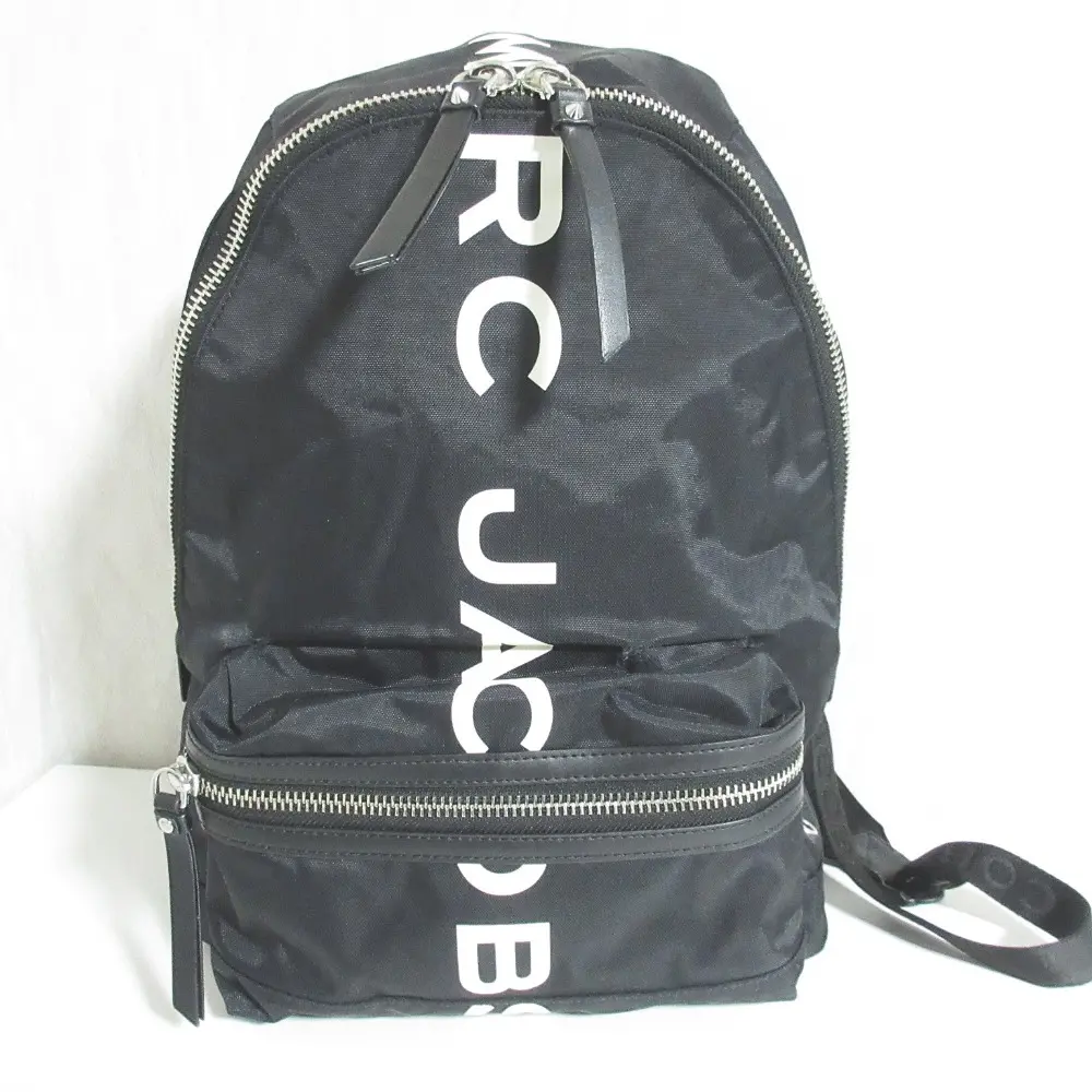 MARC JACOBS マークジェイコブス サスペリア ロゴプリント リュック バックパック デイパック M0016409 ブラック