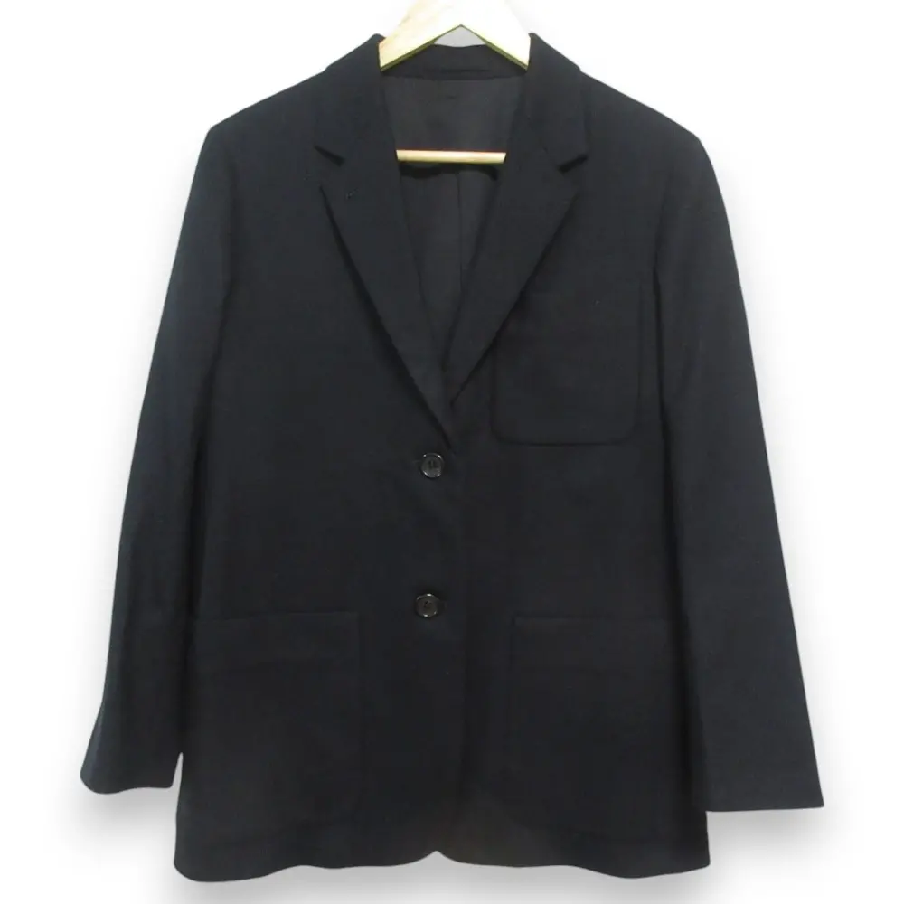 20AW MARGARET HOWELL マーガレットハウエル フォックスブラザーズ社製生地 ウール100％ フォックスフランネルジャケット 1 ブラック