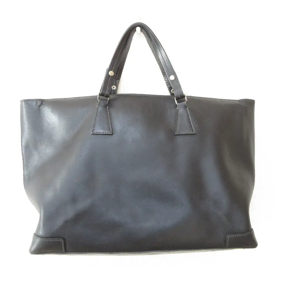 MARGARET HOWELL マーガレットハウエル レザー トートバッグ ブラック