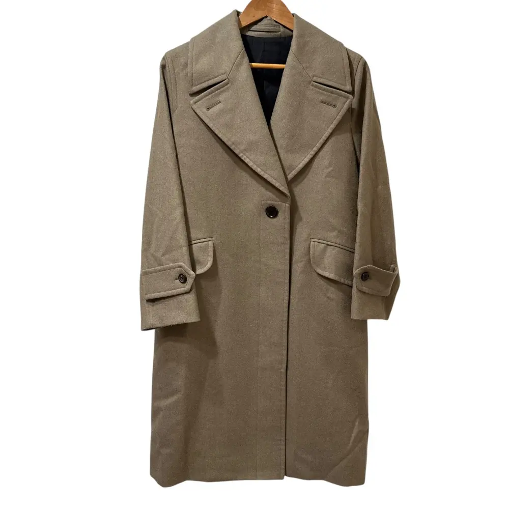21AW MARGARET HOWELL マーガレットハウエル ウール チェスターコート I ベージュ