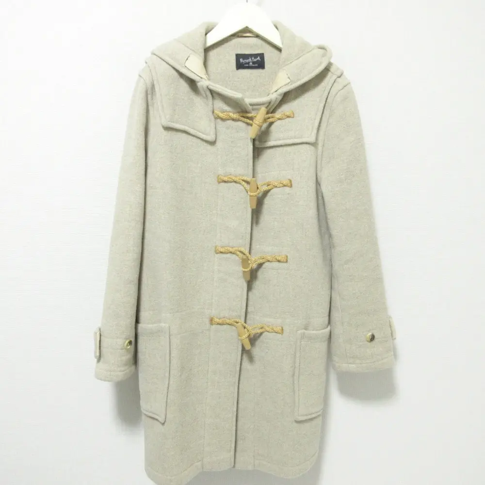 MARGARET HOWELL マーガレットハウエル フーデッド ダッフルコート ベージュ