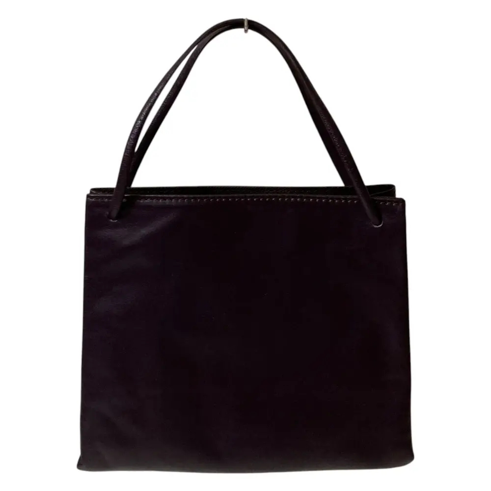 MARGARET HOWELL マーガレットハウエル レザー ミニハンドバッグ パープル