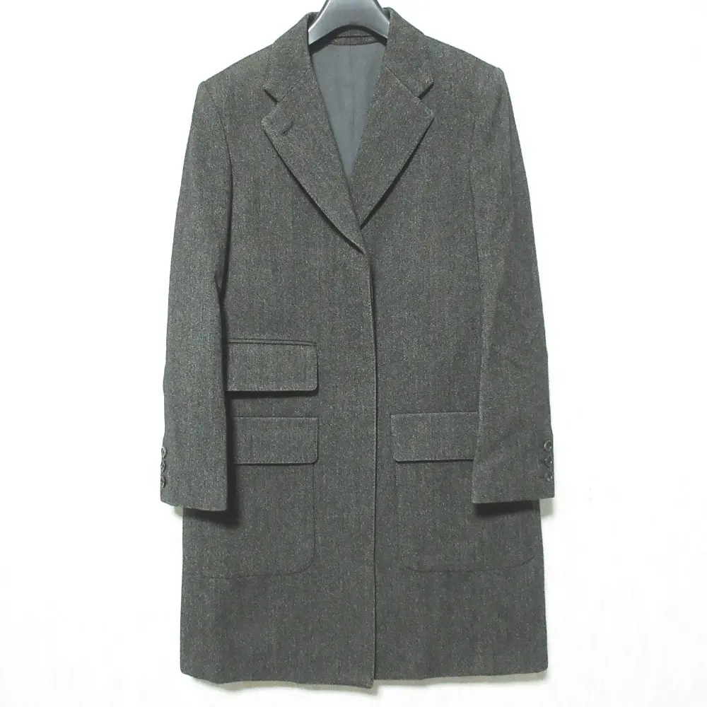 MARGARET HOWELL マーガレットハウエル チェスターコート 578-212404 サイズ1 ダークグレー