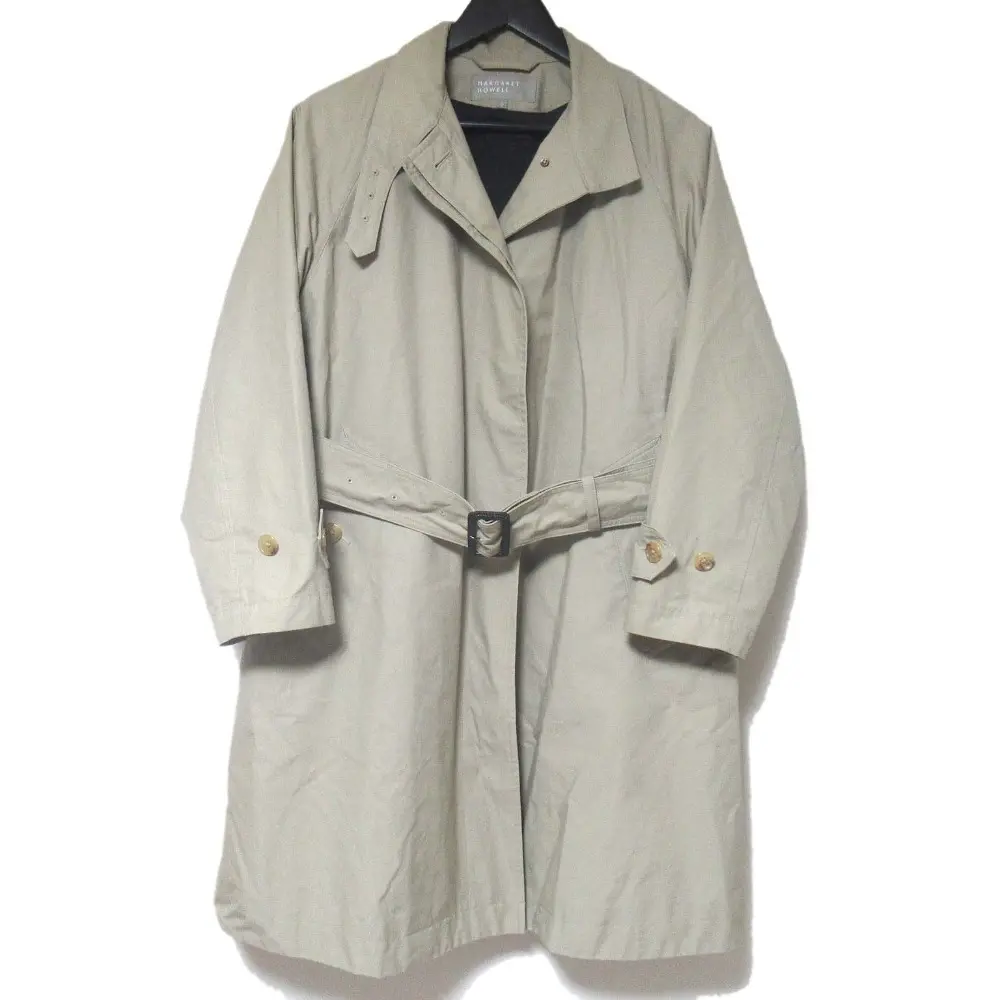 MARGARET HOWELL マーガレットハウエル PROOFED COTTON COATING ライナー付き トレンチコート 578-1112002 サイズ0 ベージュ