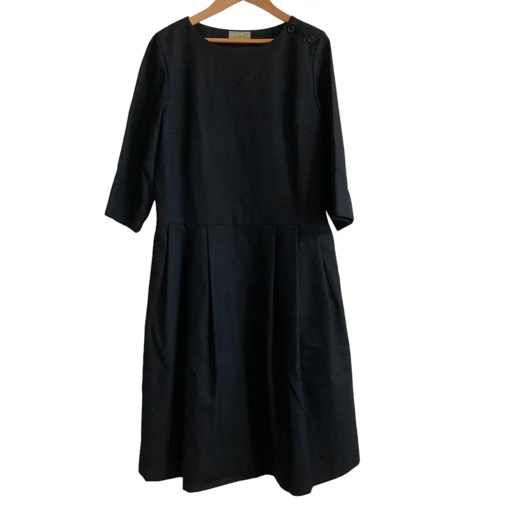 MARGARET HOWELL マーガレットハウエル ウール ワンピース サイズ2 ブラック