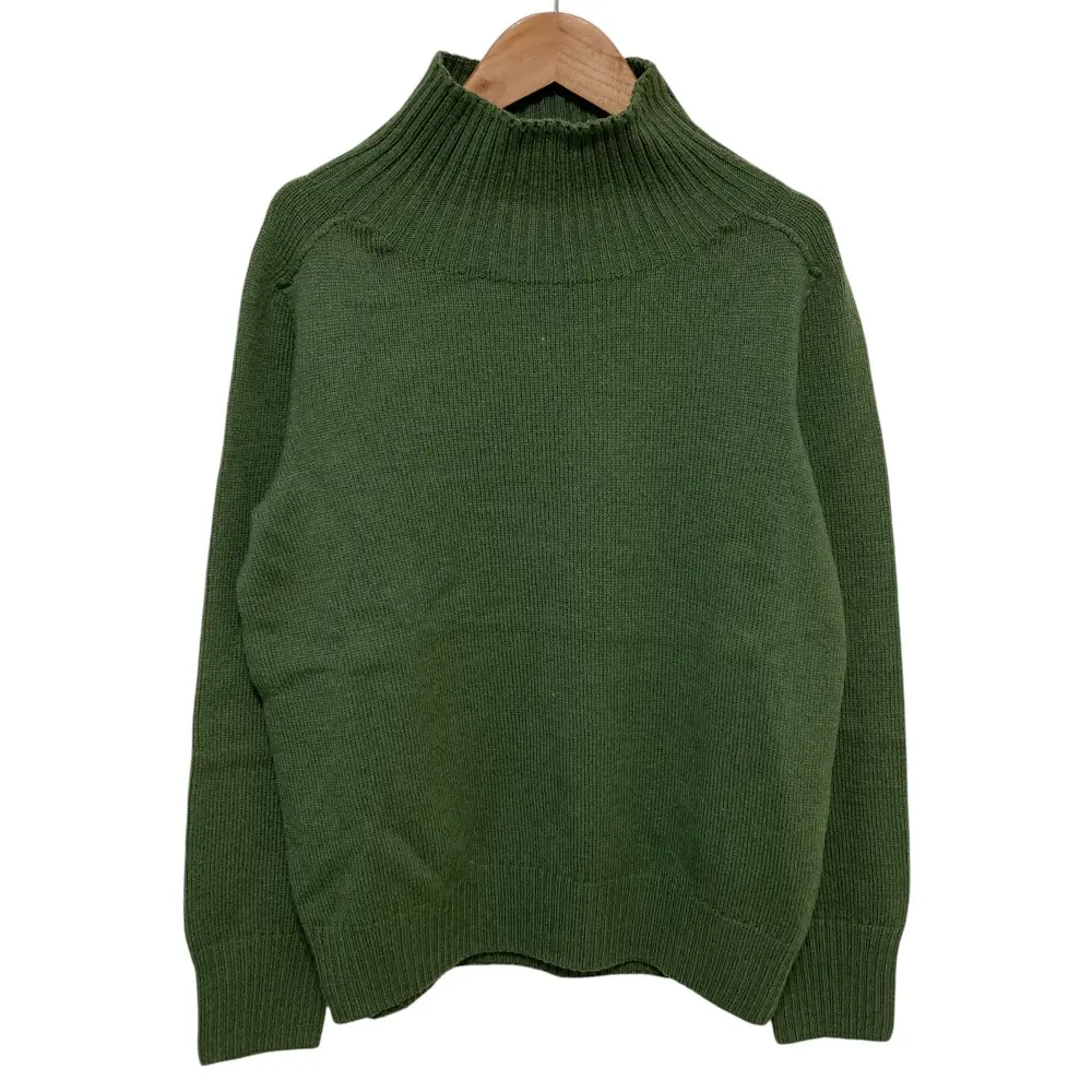 MHL MARGARET HOWELL マーガレットハウエル ハイネック ニットセーター サイズ2 グリーン