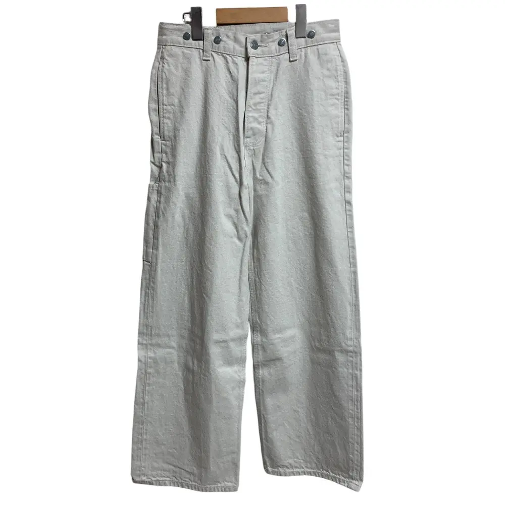 MARGARET HOWELL EDWIN マーガレットハウエル エドウィン 20周年 WHITE DENIM TROUSERS デニムパンツ W28 ホワイト