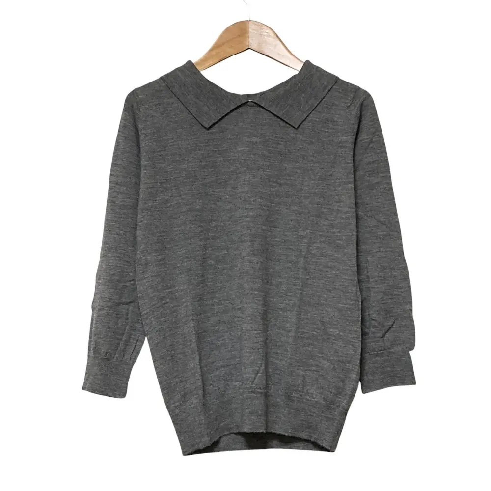 MARGARET HOWELL マーガレットハウエル ジョンスメドレー ウール ニット セーター Ⅱ グレー