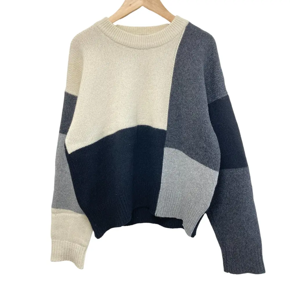 22AW MARGARET HOWELL マーガレットハウエル MERINO CASHMERE ニット セーター サイズ2 マルチカラー