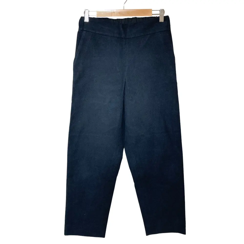 23AW マーガレットハウエル BRUSHED COTTON TWILL パンツ 578-3242004 サイズ0 ダークネイビー