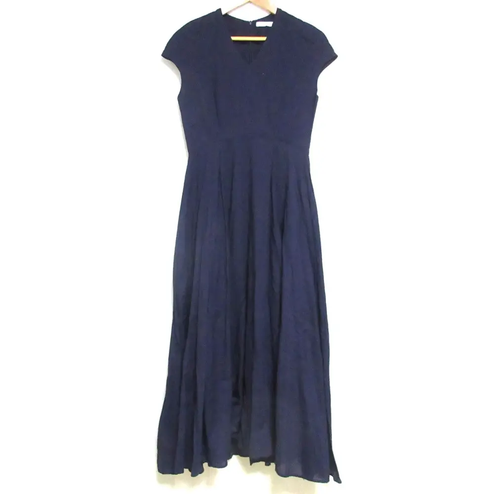 MARIHA マリハ フレンチスリーブ マキシ丈 春の月のドレス ワンピース 38 パープル