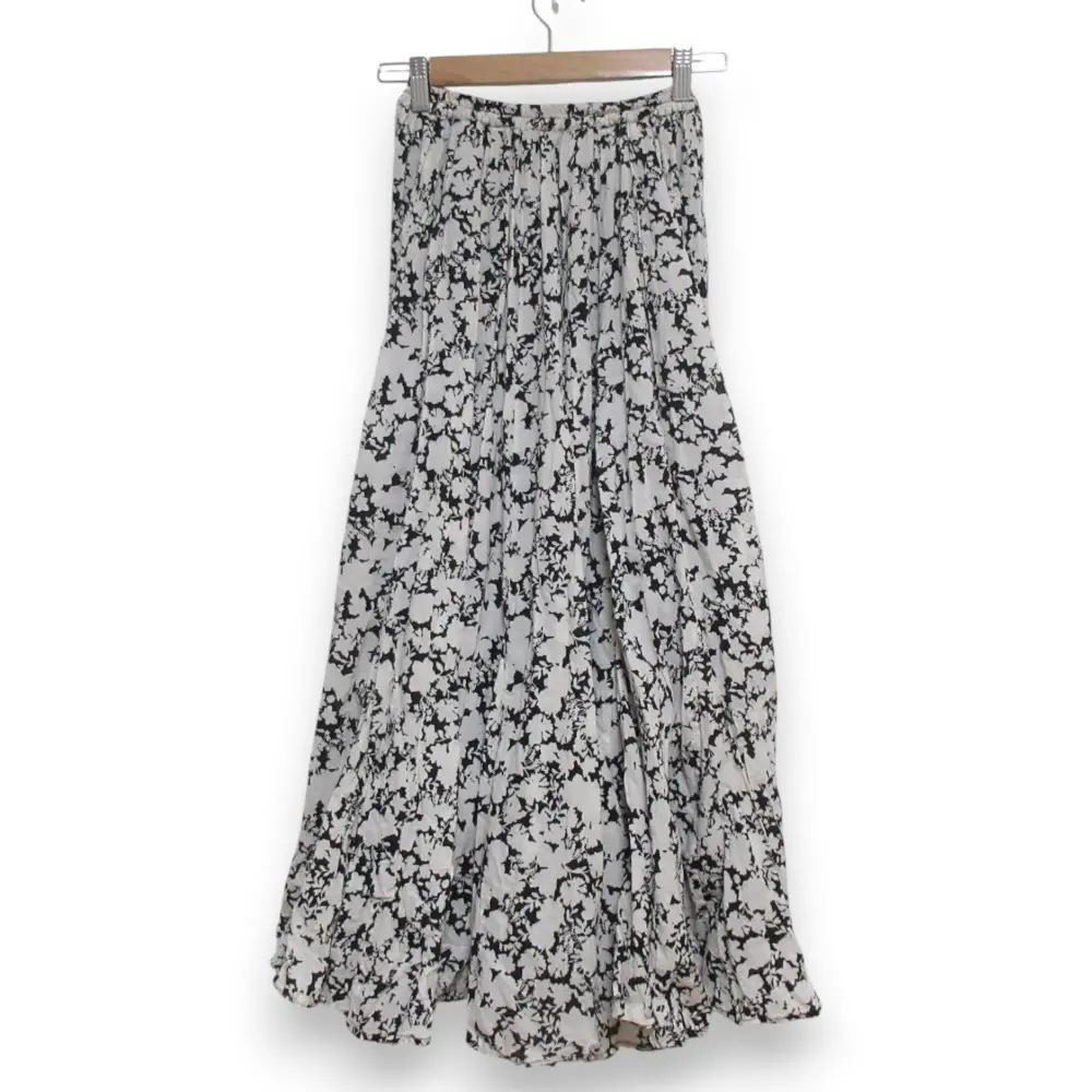 MARIHA マリハ WEB＆EPOCA THE SHOP店舗限定 月影のスカート フレアロングスカート サイズ36 ホワイト×ブラック