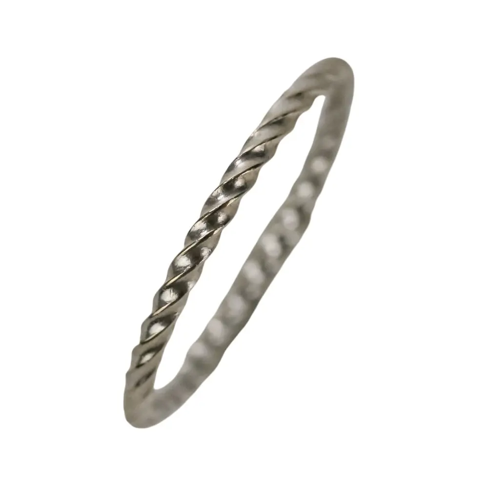 MARIHA マリハ K18WG 願い事のリング ツイスト 指輪 2号 ホワイトゴールド