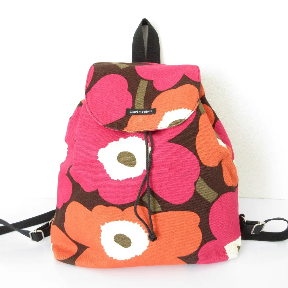 marimekko マリメッコ PIENI UNIKKO NIPPU ウニッコ柄 キャンバス リュック バックパック デイパック マルチカラー