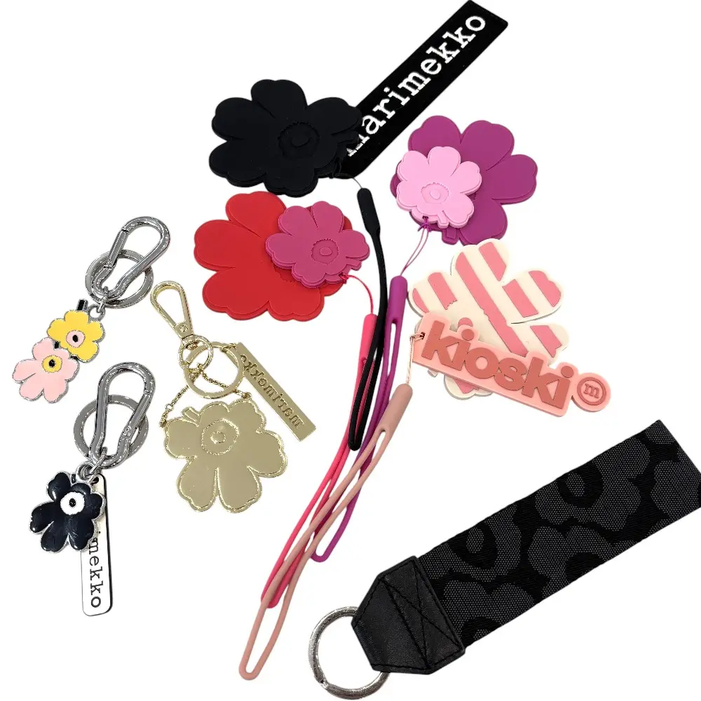 Marimekko マリメッコ ウニッコ キーホルダー キーリング ラバーストラップ 8点セット おまとめ マルチカラーの買取実績【2024年11月買取】