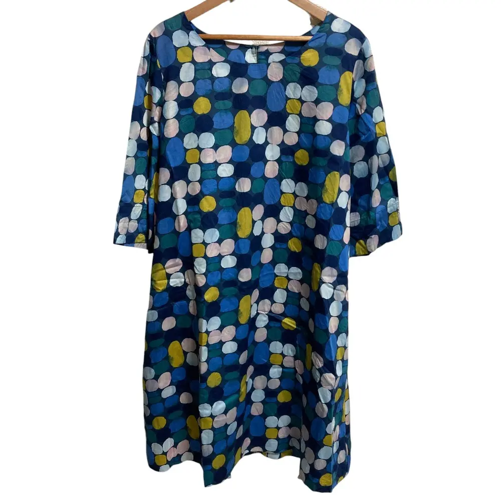 Marimekko マリメッコ PEPPI ワンピース サイズ40 ブルー