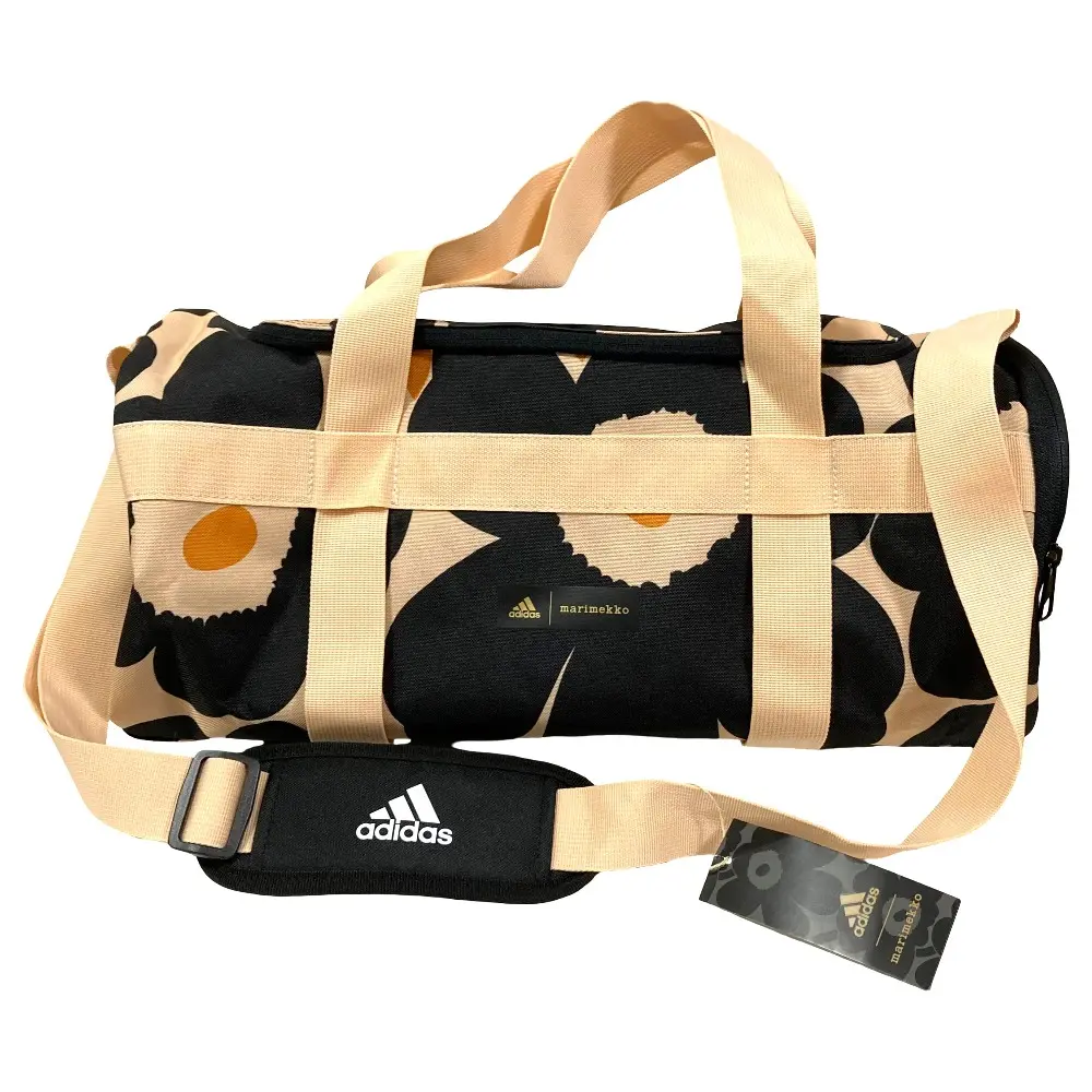 adidas Marimekko アディダス マリメッコ ウニッコ ダッフルバッグ ボストンバッグ ブラック