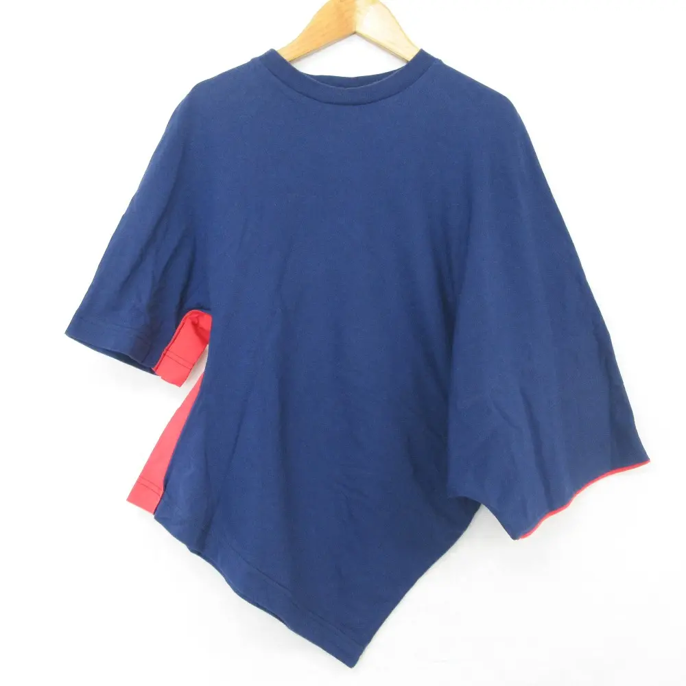 MARNI マルニ 変形 カットソー サイズ36 ネイビー ピンク